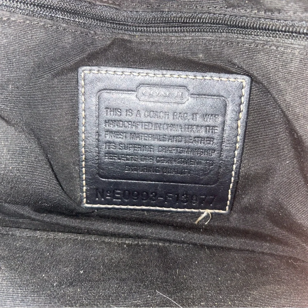 Coach Vntg Y2K Domed Satchel and  Matching Wallet in EUC Dust Bag Included - Picture 3 of 8